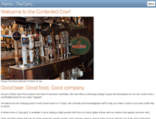 Tablet Screenshot of contentedcow.com